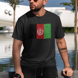 Afghanistan 2004-2013 Flag T-Shirt Black / S