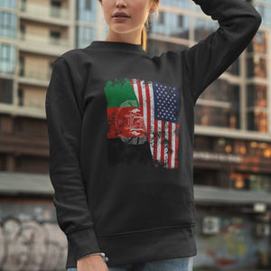Afghanistan USA Flag Sweatshirt
