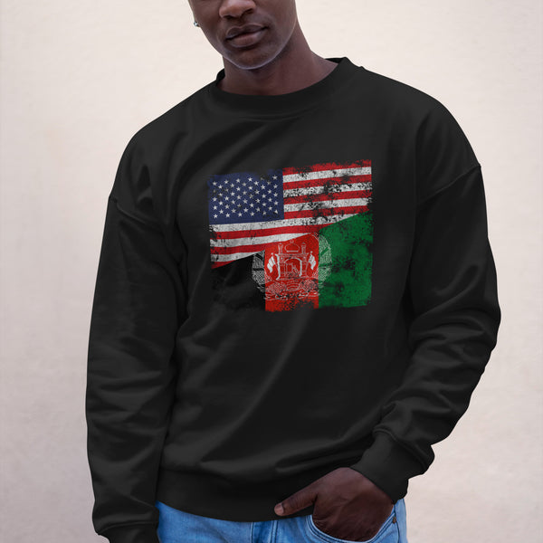 Afghanistan USA Flag Sweatshirt