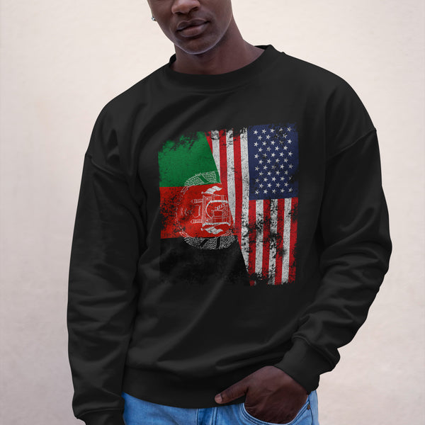 Afghanistan USA Flag Sweatshirt