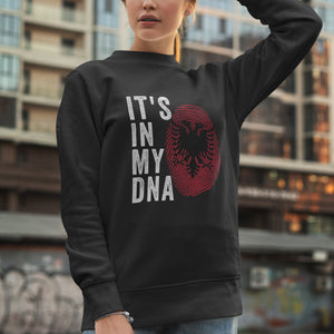 It's In My DNA - Albania Flag Sweatshirt