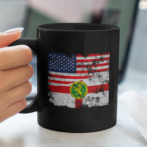 Alderney USA Flag Mug