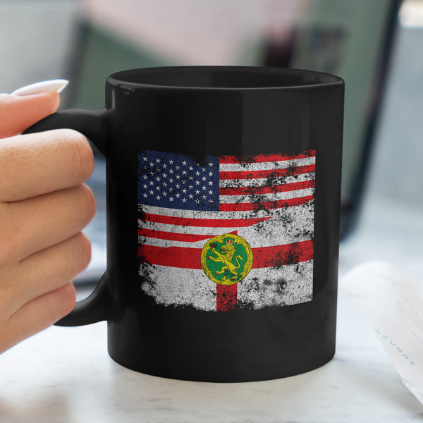 Alderney USA Flag Mug