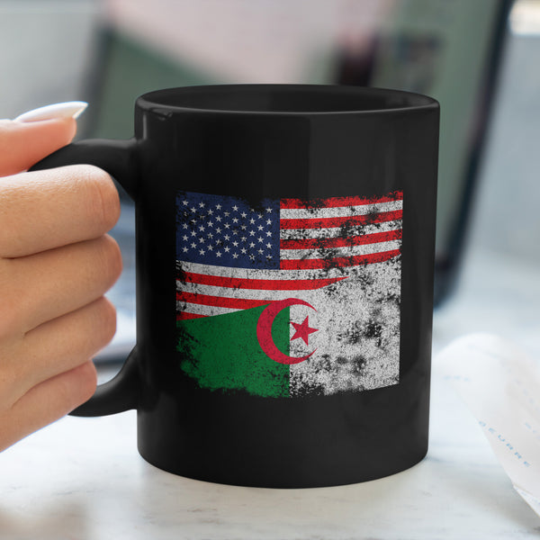 Algeria USA Flag Mug