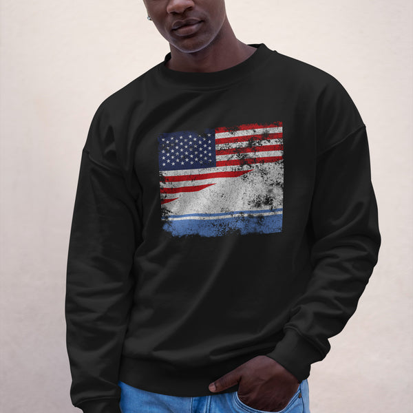 Altai Republic USA Flag Sweatshirt
