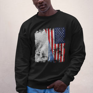 Altai Republic USA Flag - Half American Sweatshirt
