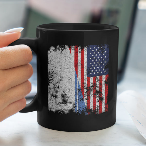 Altai Republic USA Flag - Half American Mug