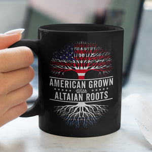 American Grown Altaian Roots Flag Mug