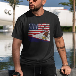 American Samoa USA Flag T-Shirt