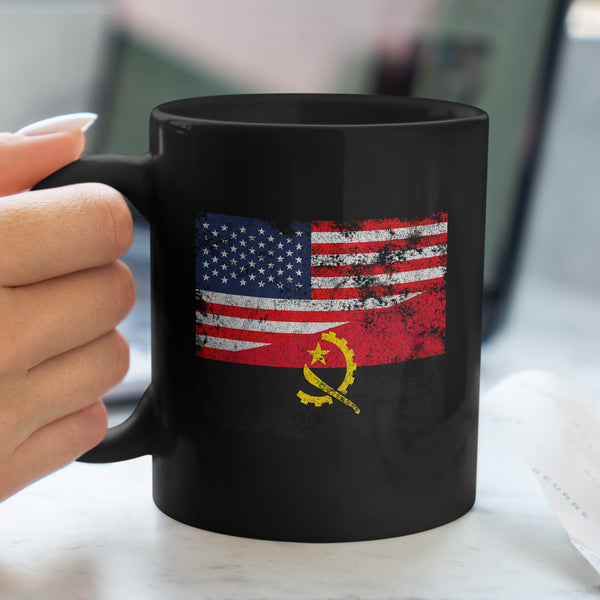 Angola USA Flag Mug