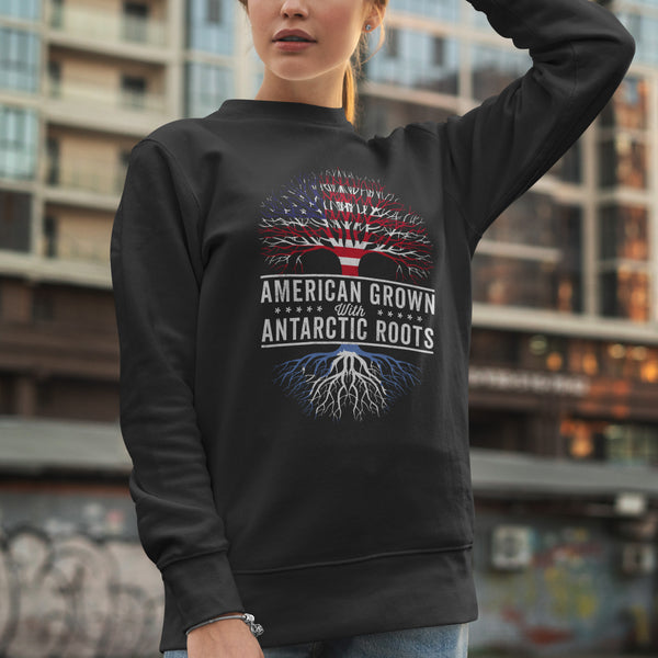 American Grown Antarctic Roots Flag Sweatshirt