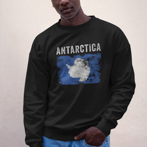 Antarctica Flag Vintage - Antarctic Flag Sweatshirt