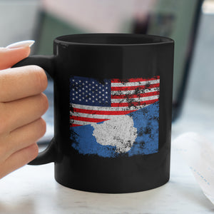 Antarctica USA Flag Mug