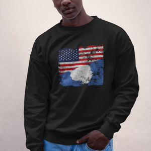 Antarctica USA Flag Sweatshirt