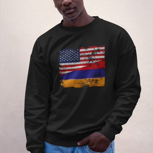 Armenia USA Flag Sweatshirt