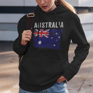 Australia Flag Vintage - Australian Flag Hoodie