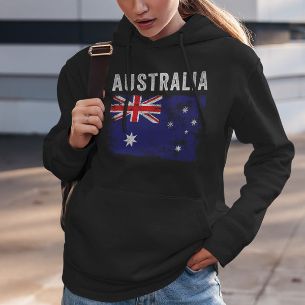 Australia Flag Vintage - Australian Flag Hoodie