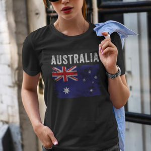 Australia Flag Vintage - Australian Flag T-Shirt