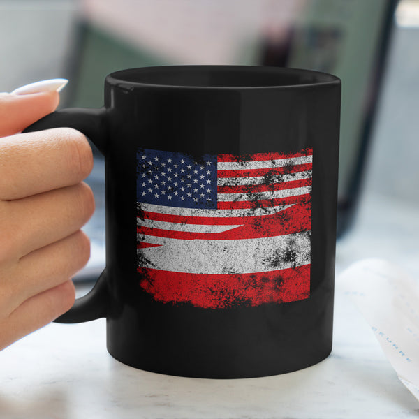 Austria USA Flag Mug