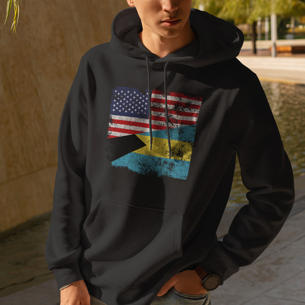 Bahamas USA Flag Hoodie