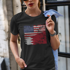 Bahrain USA Flag T-Shirt