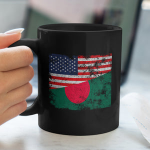 Bangladesh USA Flag Mug