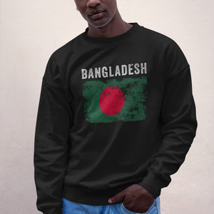 Bangladesh Flag Vintage Bangladeshi Flag Sweatshirt