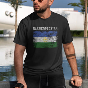 Bashkortostan Flag Vintage Bashkir Flag T-Shirt