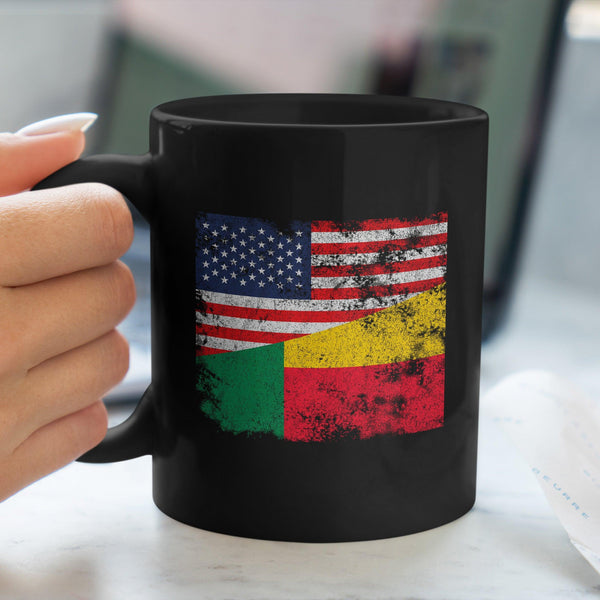 Benin USA Flag Mug