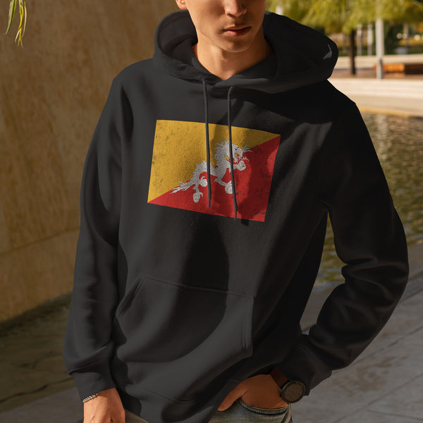 Bhutan Flag Hoodie