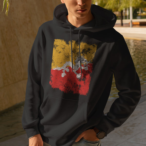 Bhutan Flag Hoodie