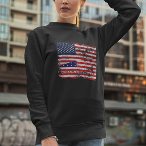 Bikini Atoll USA Flag Sweatshirt
