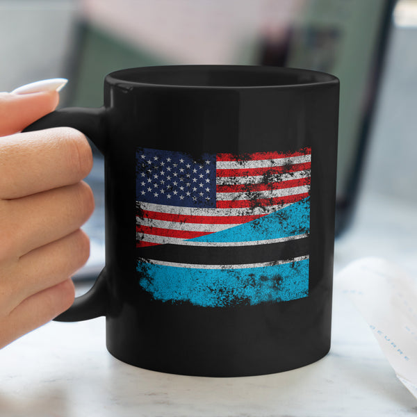 Botswana USA Flag Mug