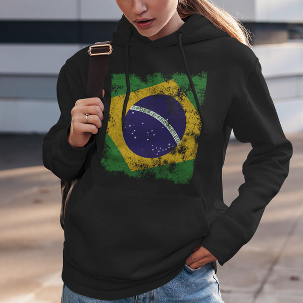 Brazil Flag Hoodie
