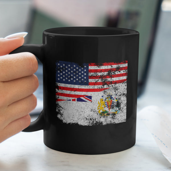 British Antarctic Territory USA Flag Mug