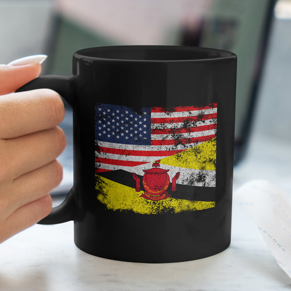 Brunei USA Flag Mug