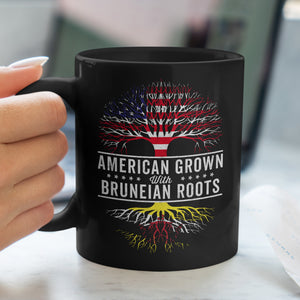 American Grown Bruneian Roots Flag Mug