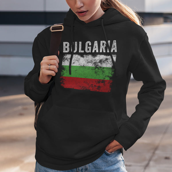 Bulgaria Flag Distressed Bulgarian Flag Hoodie