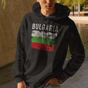 Bulgaria Flag Distressed Bulgarian Flag Hoodie