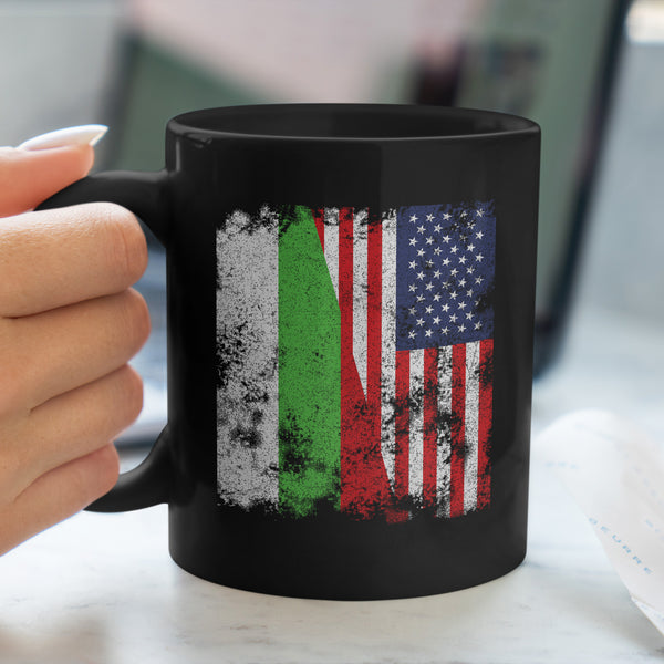 Bulgaria USA Flag - Half American Mug