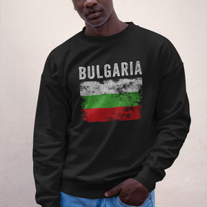 Bulgaria Flag Distressed Bulgarian Flag Sweatshirt