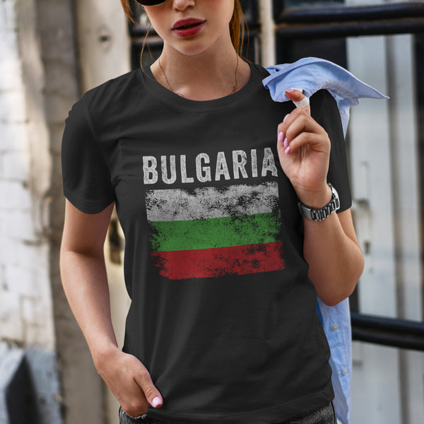Bulgaria Flag Distressed Bulgarian Flag T-Shirt