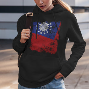 Burma Flag Hoodie