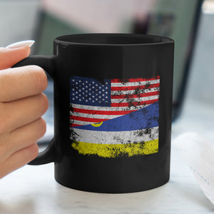 Buryatia USA Flag Mug