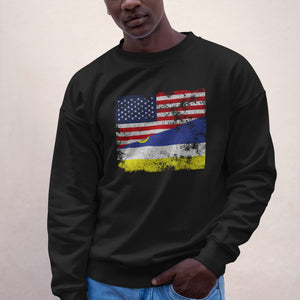 Buryatia USA Flag Sweatshirt
