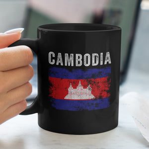 Cambodia Flag Mug