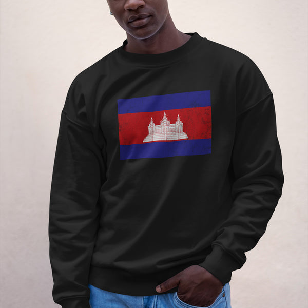 Cambodia Flag Sweatshirt