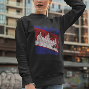 Cambodia Flag Sweatshirt