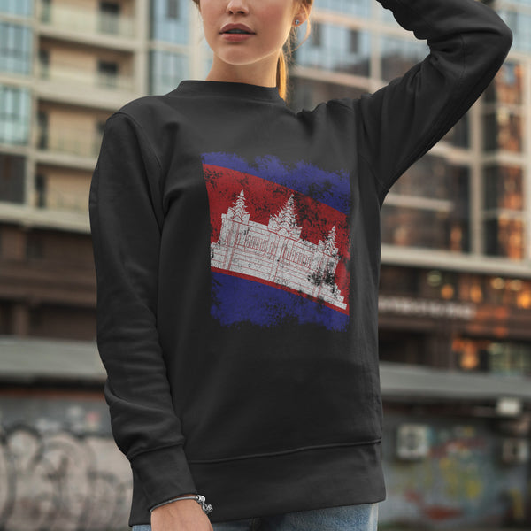 Cambodia Flag Sweatshirt