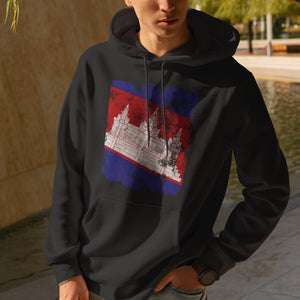 Cambodia Flag Hoodie